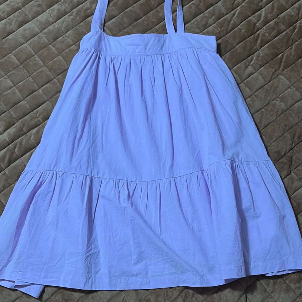 Lavender Araminta James cotton babydoll Dress M